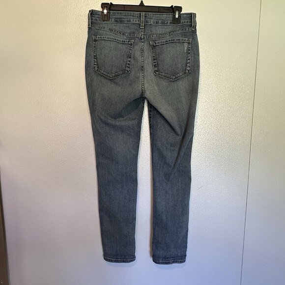 Not Your Daughters Jeans NYDJ Marilyn Ankle Jeans Distressed Med Wash Size 8 - Picture 4 of 10